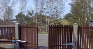 Купить распашные ворота из штакетника Переславль-Залесский, цена от 2725 руб.